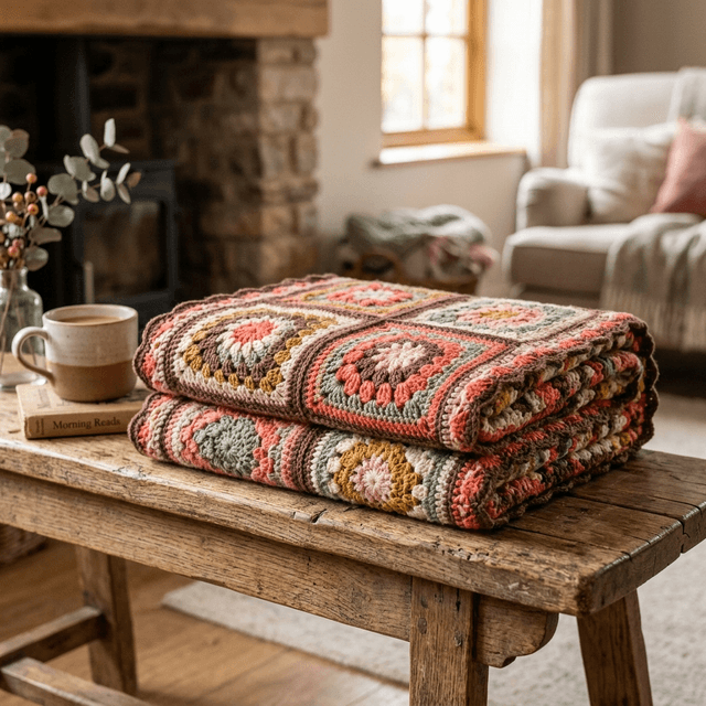 Vintage Square Blanket